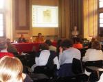 L'evento all'Archivio di Stato di Siena, 15 ottobre 2011. Da sinistra: Carla Zarrilli, direttore dell'Archivio di Stato di Firenze e direttore ad interim di quello di Siena, e Gabriella Piccinni, professore ordinario di storia medievale all'Università di Siena.