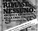 Locandina dell'evento a Trento: i fondi sono esigui... 